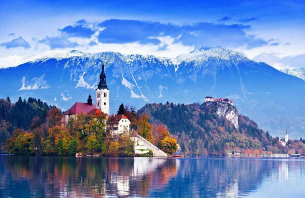 Озеро Блед (Бледский замок). Словения 🇸🇮