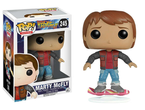 Marty McFly with Hoverboard