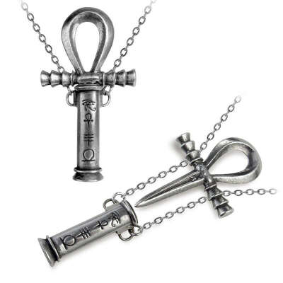 Alchemy Gothic Pendant - Ankh Of The Dead