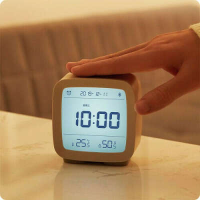 Умный будильник Xiaomi Qingping Bluetooth Alarm Clock Бежевый