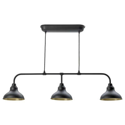 AGUNNARYD АГУННАРИД Подвесной светильник с 3 лампами, черный - IKEA