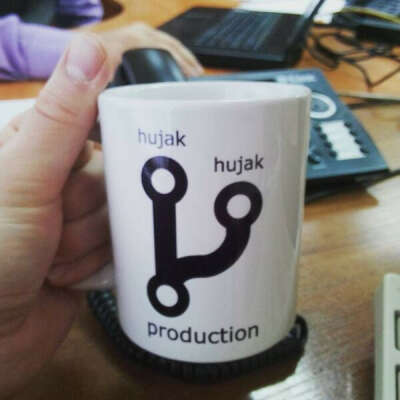 Кружка git hujak hujak production