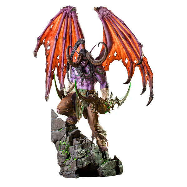 World Of Warcraft Illidan Stormrage 23in Premium Statue