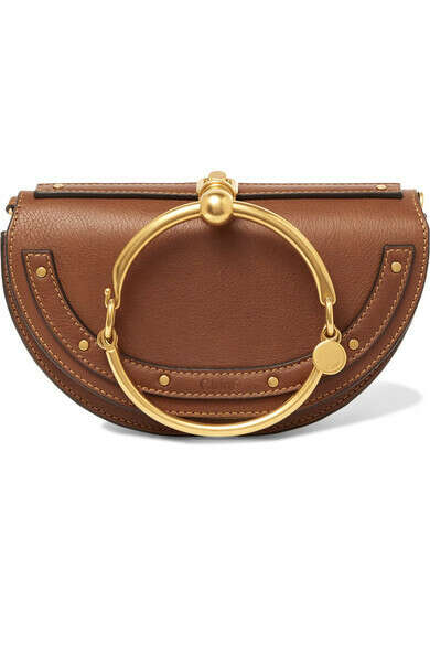 Chloé - Nile small textured-leather shoulder bag