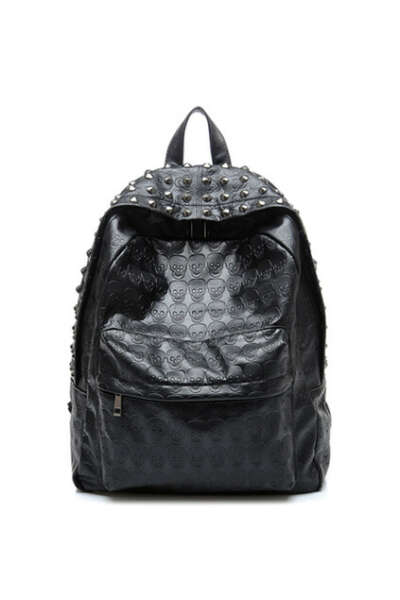 Skull And Rivets Backpack