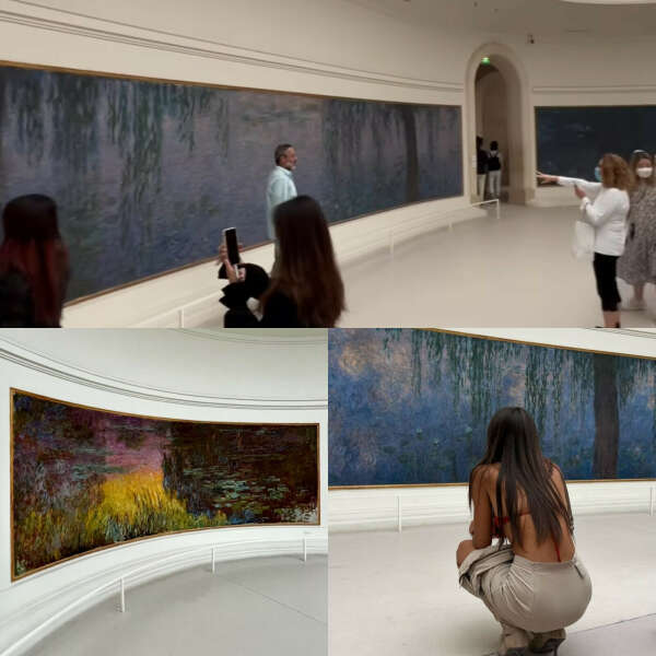 Побывать в музее De L’Orangerie и насладиться картинами Моне