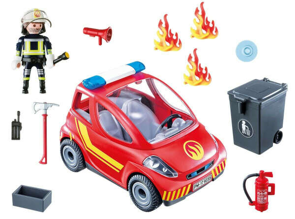 Playmobil Набор пожарник тушит пожар