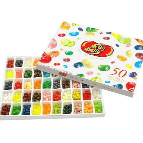 Купить подарочный набор Jelly Belly (Джелли Белли) 50 вкусов 600 гр. по низкой цене в Москве