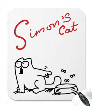 Коврик для мыши Simon&#039;s Cat