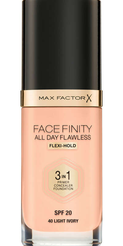 Тональный крем Max Factor Facefinity All Day Flawless 3-in-1 SPF 20 Оттенок Light Ivory 40