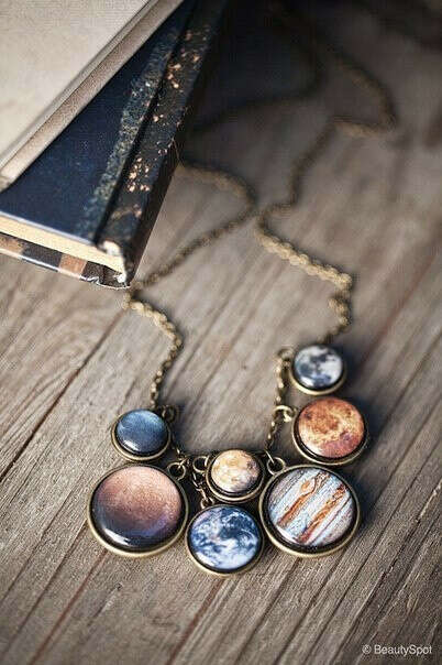 Solar System necklace