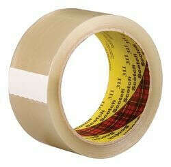 Scotch Performance Box Sealing Tape 311 Clear, 48mm x 50m, 6 rolls per pack, 6 packs per case, Conveniently Packaged| FH PACKAGING