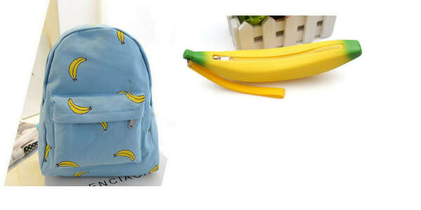 Хочу портфель с бананами и пенал в форме банана