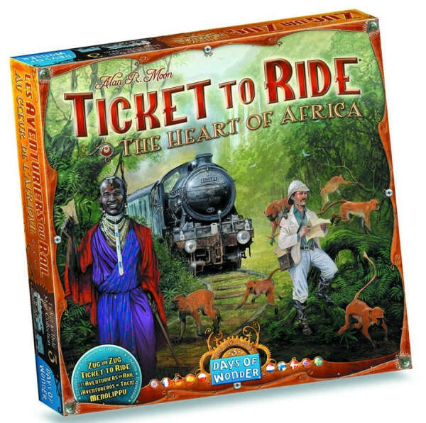 Ticket to Ride: The Heart of Africa (Map Collection Volume 3)