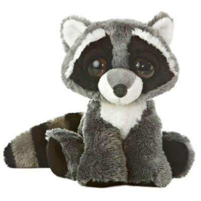 Details about   10" Aurora Plush Rowdy Raccoon Stuffed Animal Toy Dreamy Eyes 21244