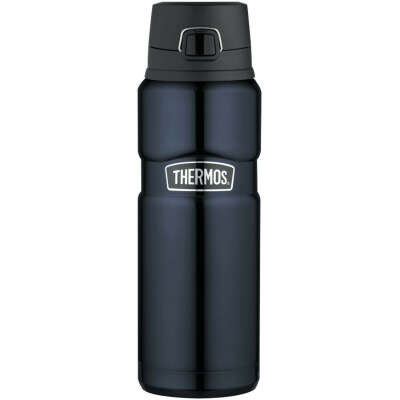 Thermos Stainless King 24 Ounce Drink Bottle, Midnight Blue