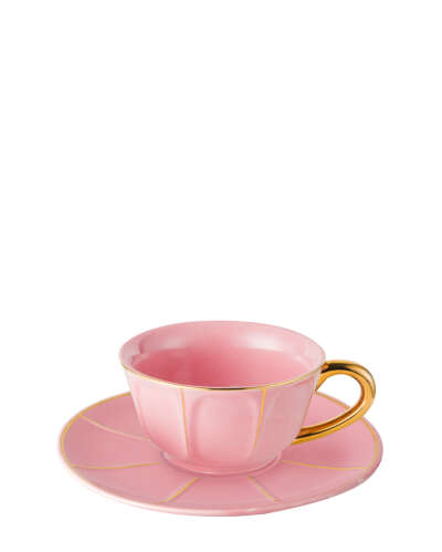 Купить Чайная пара Funky Table, цвет розовый за 2 800 ₽ онлайн | Bitossi | NUSELF
