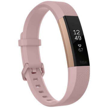 Часы цвета розового золота с функцией мониторинга активности Fitbit Alta HR