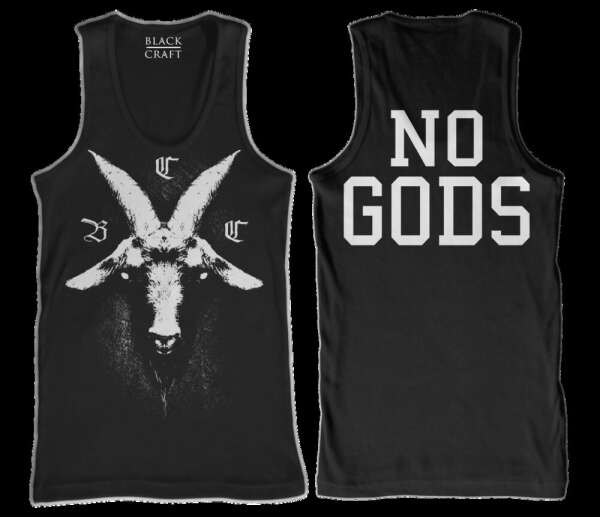 No Gods - Tank Top | Black Craft