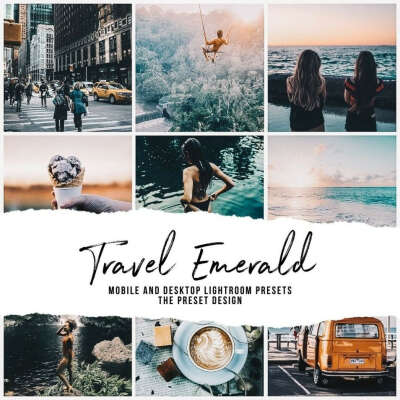 TRAVEL EMERALD – 5 Lightroom Presets