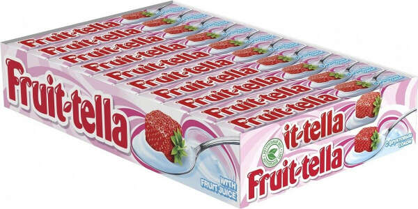 коробка fruittella