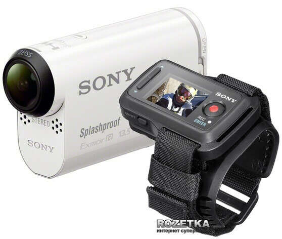 Sony HDR-AS100V с пультом д/у RM-LVR1 (HDRAS100VR.CEN) + Карта памяти 64 ГБ!