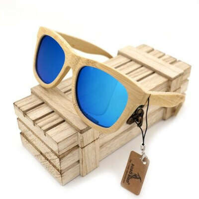 Men&#039;s Wooden Bamboo Sunglasses Polarized UV400 Protection -WS10002