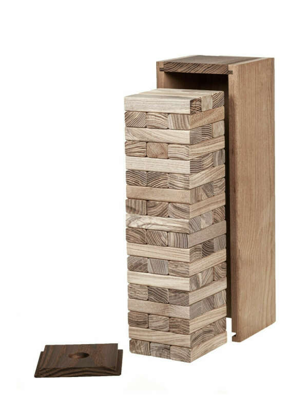 Настольная игра Benja L (Башня/Дженга/Jenga) + деревянный футляр для быстрого старта BENJAWOOD 23909043 купить в интернет-магазине Wildberries
