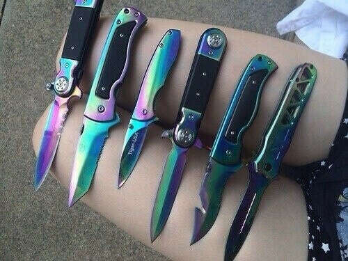 Коллекцию градиентных ножей