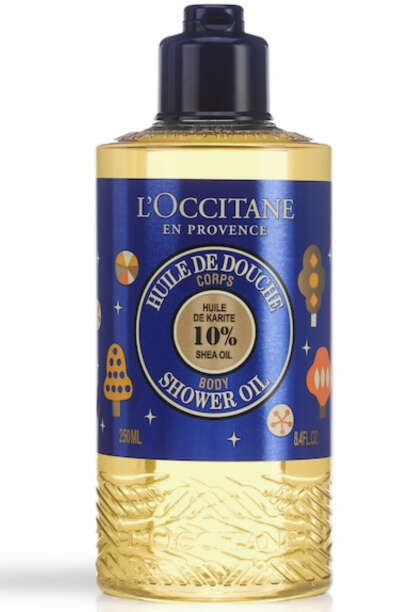 Масло для душа Loccitane Карите в праздничном флаконе