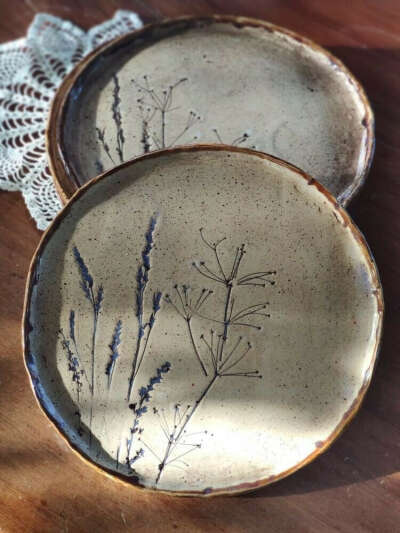 Глиняная посуда в стиле прованс/средневековом