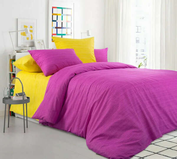 Комплект постельного белья Текс-Дизайн, Перкаль, 2-x спальный с простыней Евро, наволочки 70x70