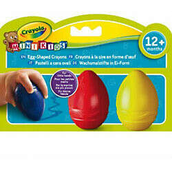 Восковые мелки в форме яйца, 3 цвета, Crayola, Crayola - myToys.ru