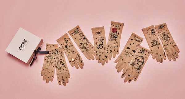 Glove.me – дизайнерские тату-перчатки с вышивкой