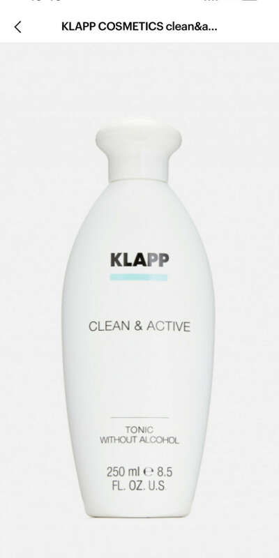 В наличии: Тоник без спирта KLAPP Cosmetics CLEAN&ACTIVE