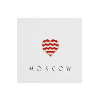 Значок Сердце Москвы (золотой)