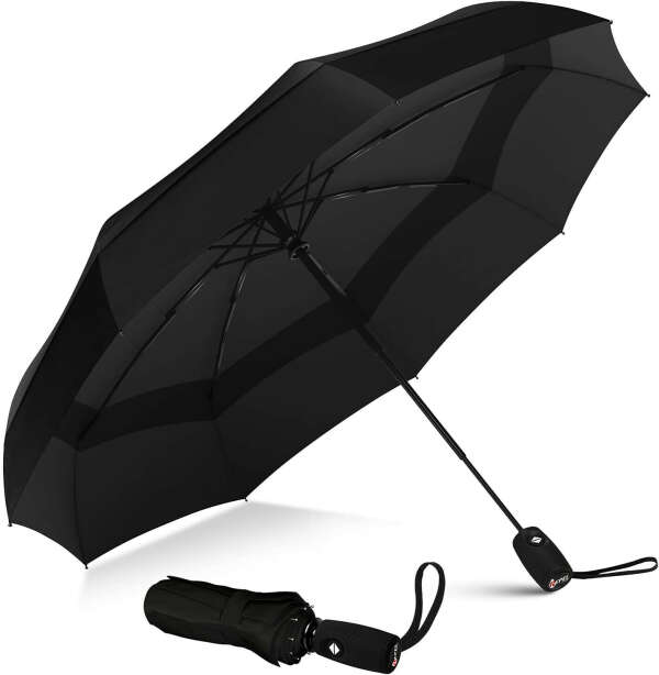 Repel Umbrella Windproof Travel Umbrella - Compact, Light, Automatic, Strong and Portable - Wind Resistant, Small Folding Backpack Umbrella for Rain - Men and Women : Amazon.ca: Clothing, Shoes & Accessories