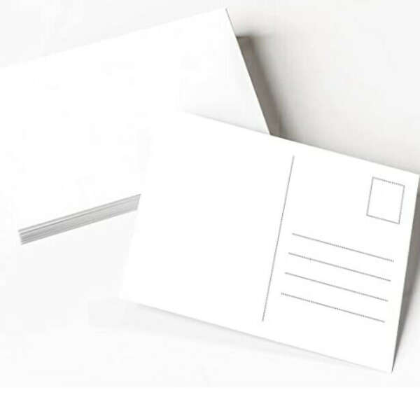 Blank Postcards to Design Yourself ( A6)