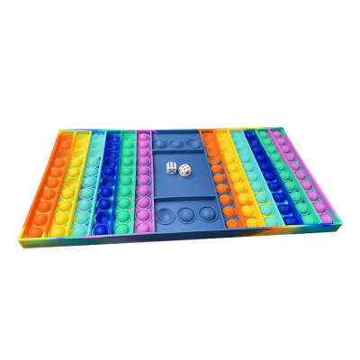 Rainbow  Popit игра на 4 человека с кубиками