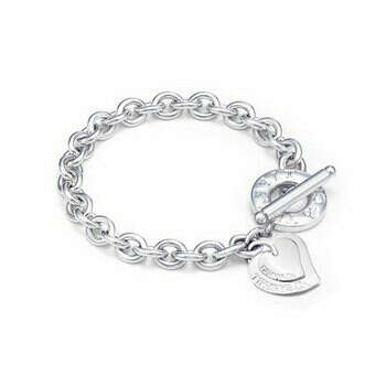 Браслет Tiffany & Co Two pieces heart toggle bracelet [0120]