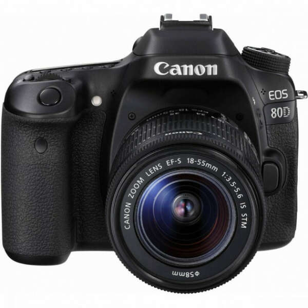 Цифровой фотоаппарат Canon EOS 80D + 18-55 IS nano USM (1263C038)