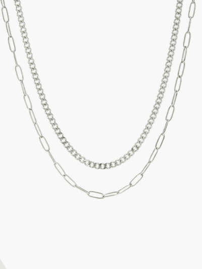 Double Layered Chain Necklace