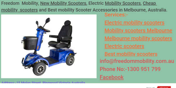 Electric mobility scooters