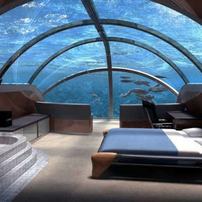 Пожить в подводном отеле