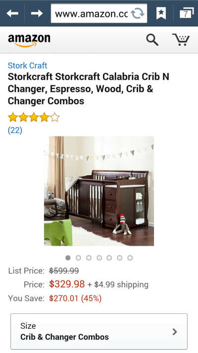 Crib and changing station