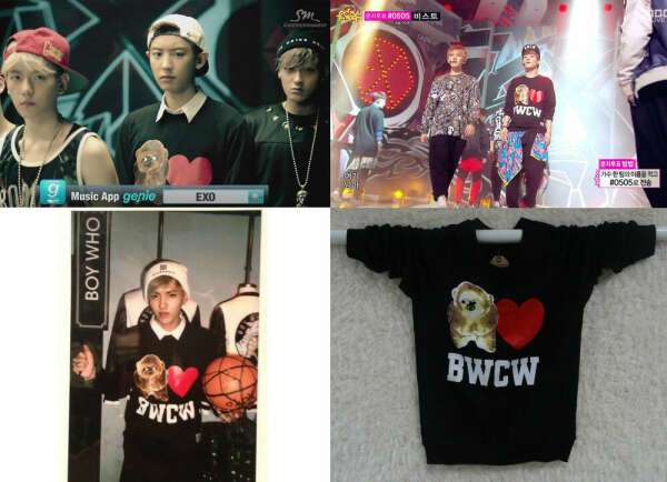 NEW EXO KRIS LUHAN TAO KAI LAY GROWL XOXO WOLF BWCW SWEATER SHIRT KPOP