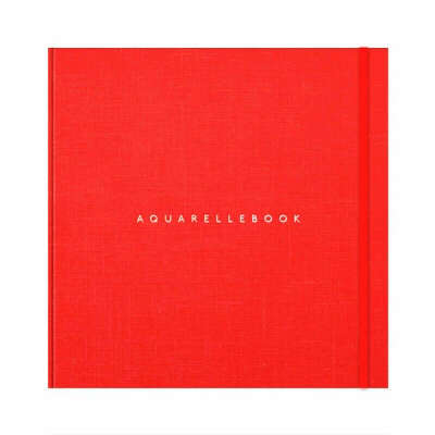 Maxgoodz Скетчбук для акварели Aquarellebook 25х25 см, 24 л, 300 г, хлопок