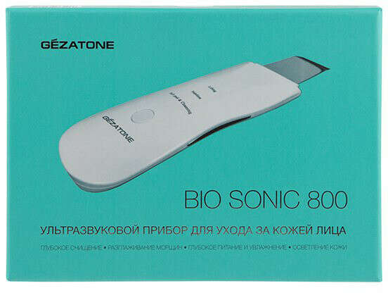 Аппарат для ультразвуковой чистки лица Gezatone Bio Sonic 800/BON-990 (White)