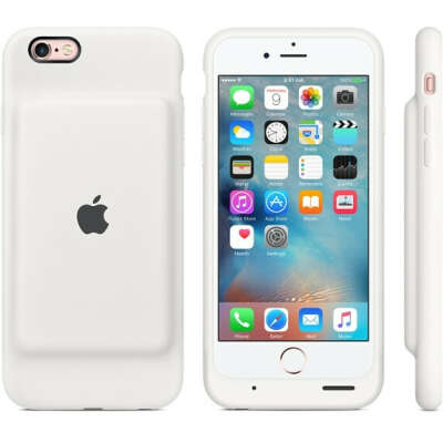 Чехол Smart Battery Case для iPhone 6/6s, белый цвет