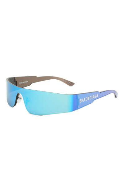 Женские голубые солнцезащитные очки BALENCIAGA — купить за 29500 руб. в интернет-магазине ЦУМ, арт. 570521/T0022